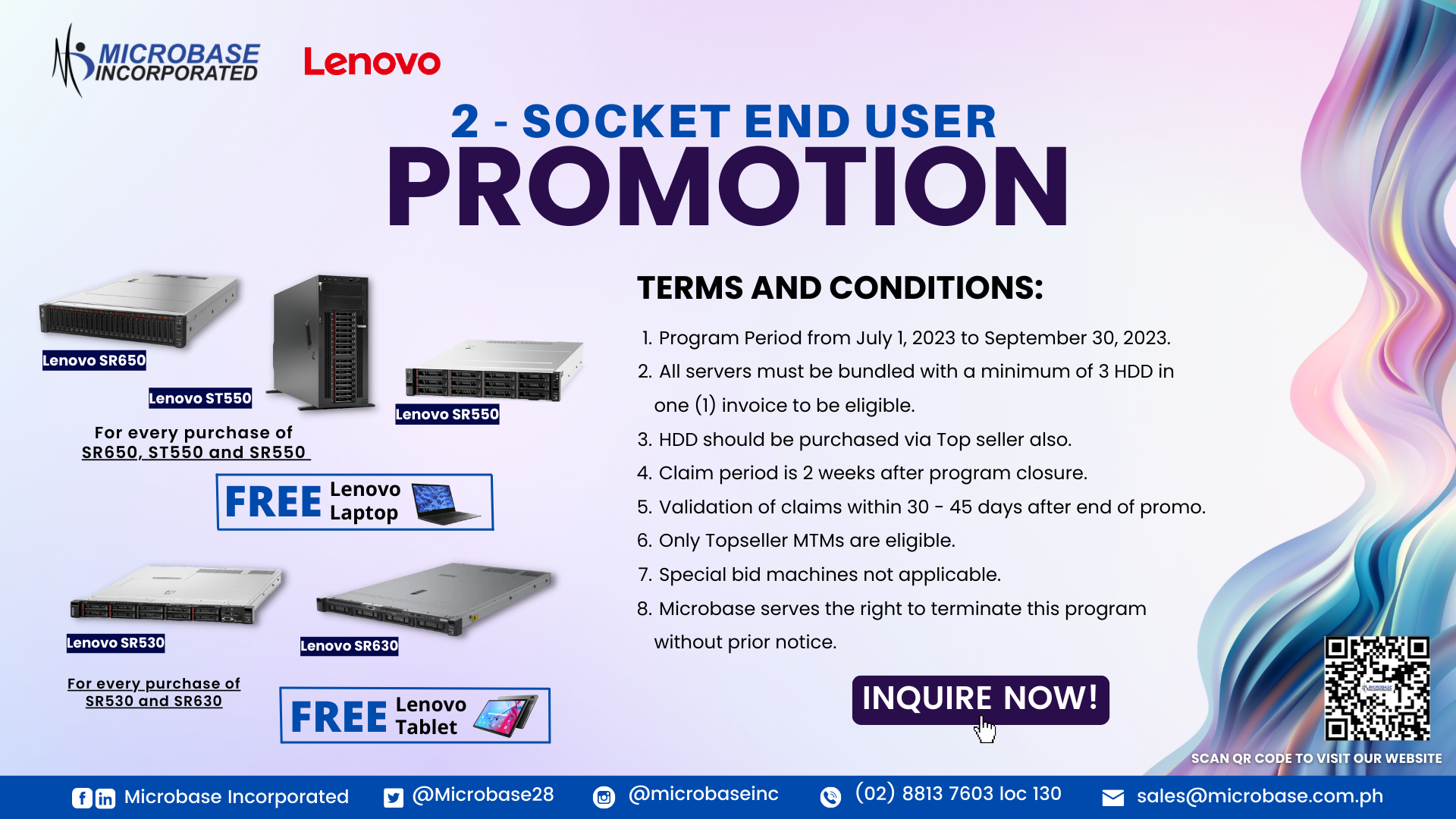 Lenovo ISG Q2FY2324 2 Socket End User Promotion
